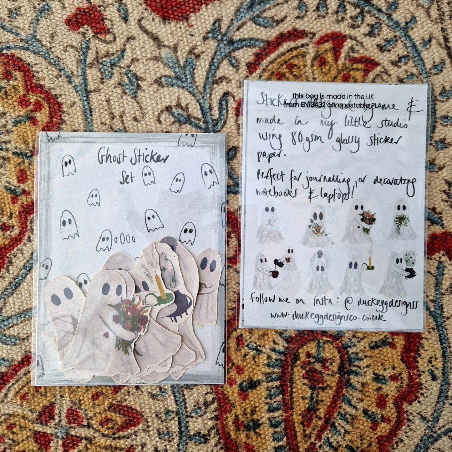 Ghosts Sticker Set Loose Sticker Pack