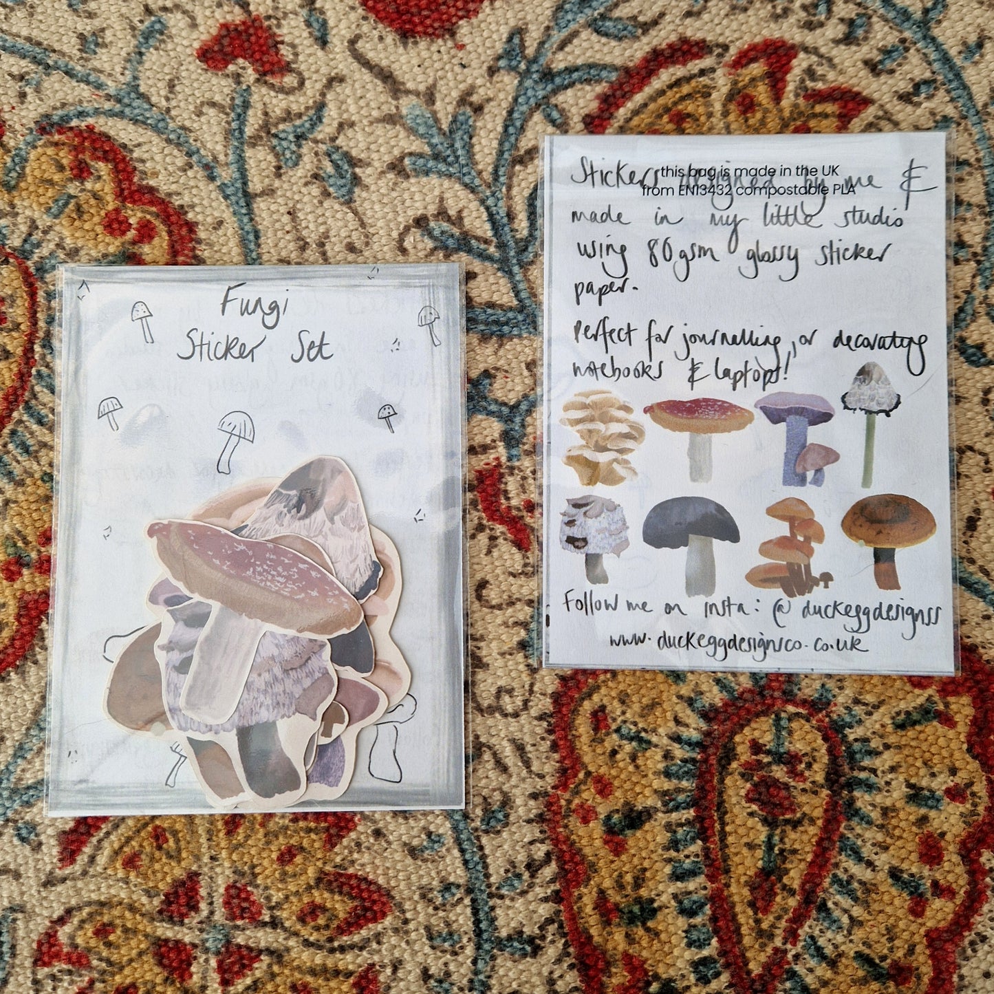 Fungi Loose Sticker Set Pack