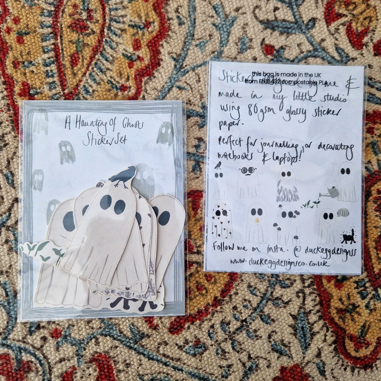 Haunting of Ghosts Glossy Loose Sticker Set