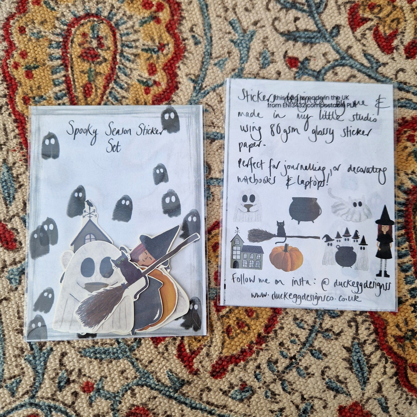 Spooky Season Loose Halloween Sticker Set