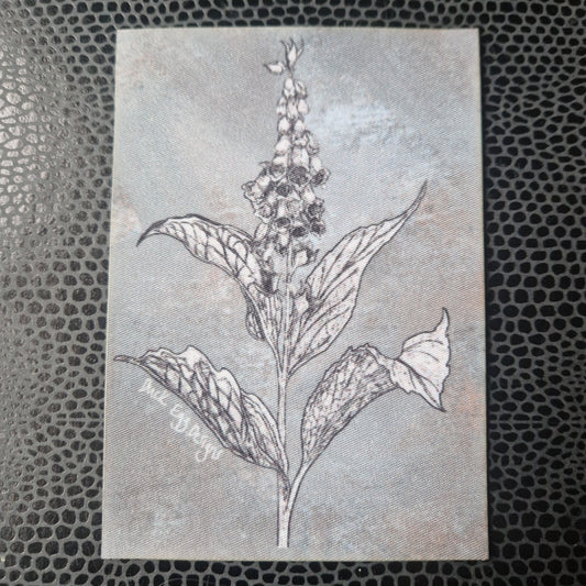Foxglove Iron On Patch