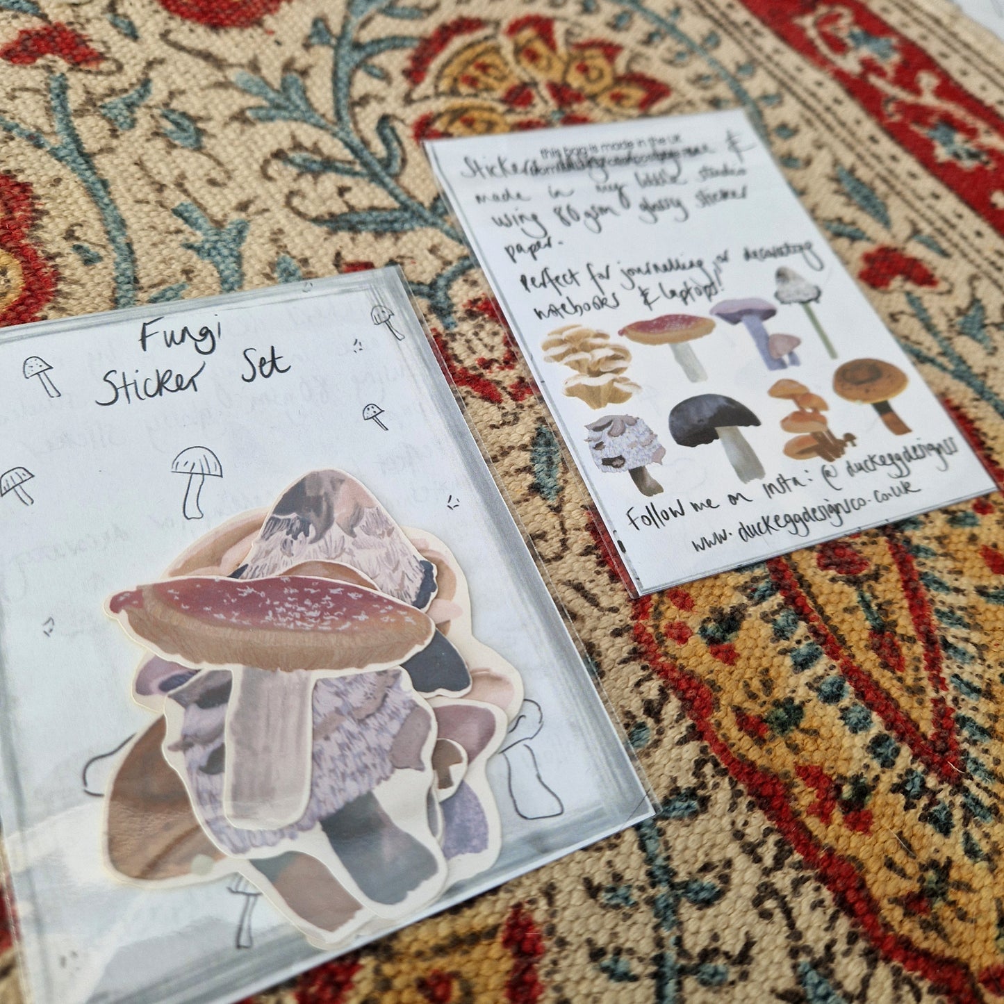 Fungi Loose Sticker Set Pack