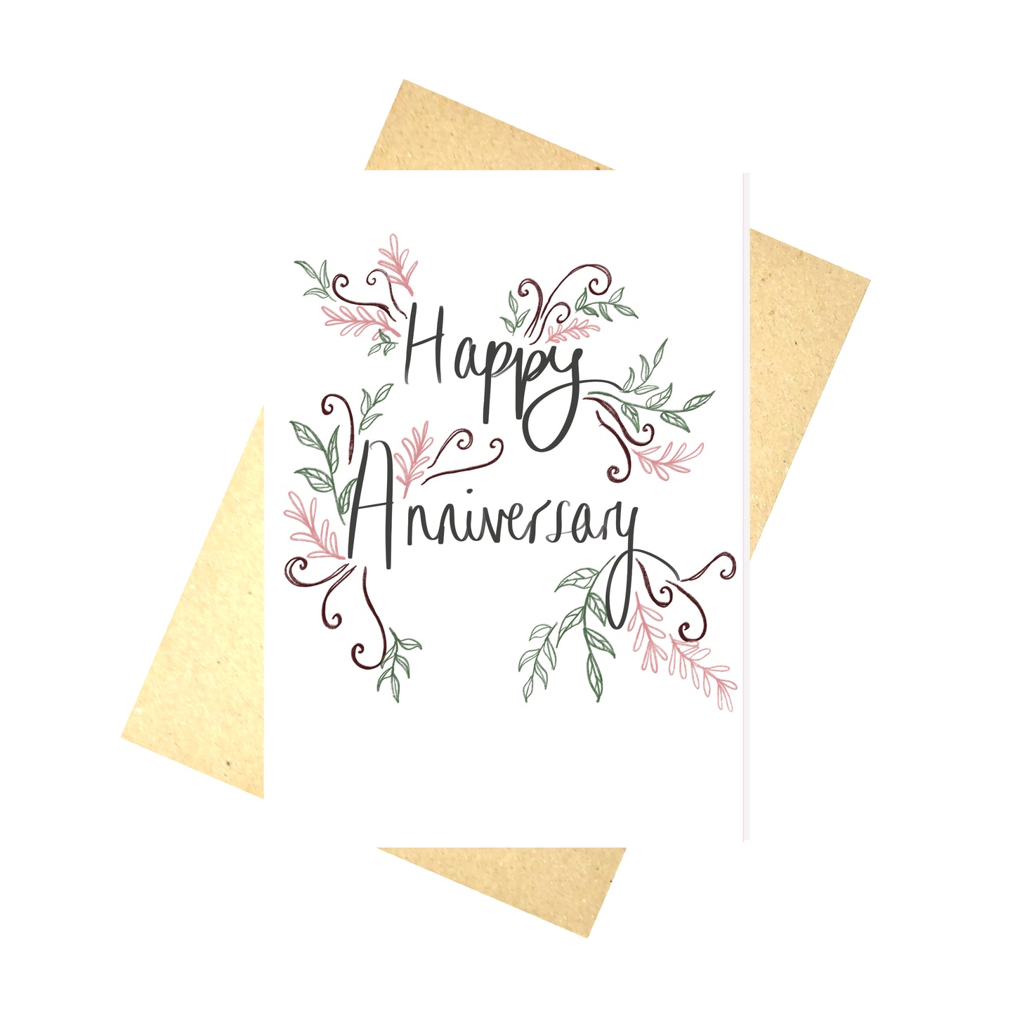 Happy Anniversary Blank Inside Card