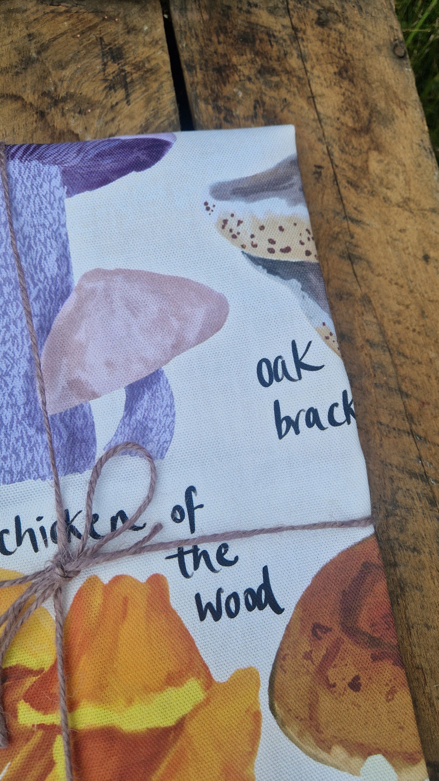 British Fungi Cotton Tea Towel