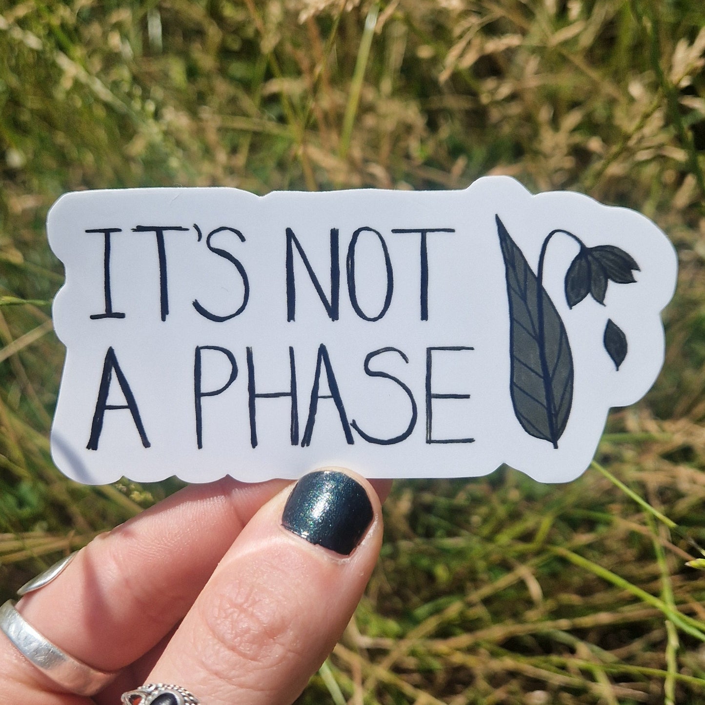 It's Not A Phase Emo Vinyl Waterproof Sticker