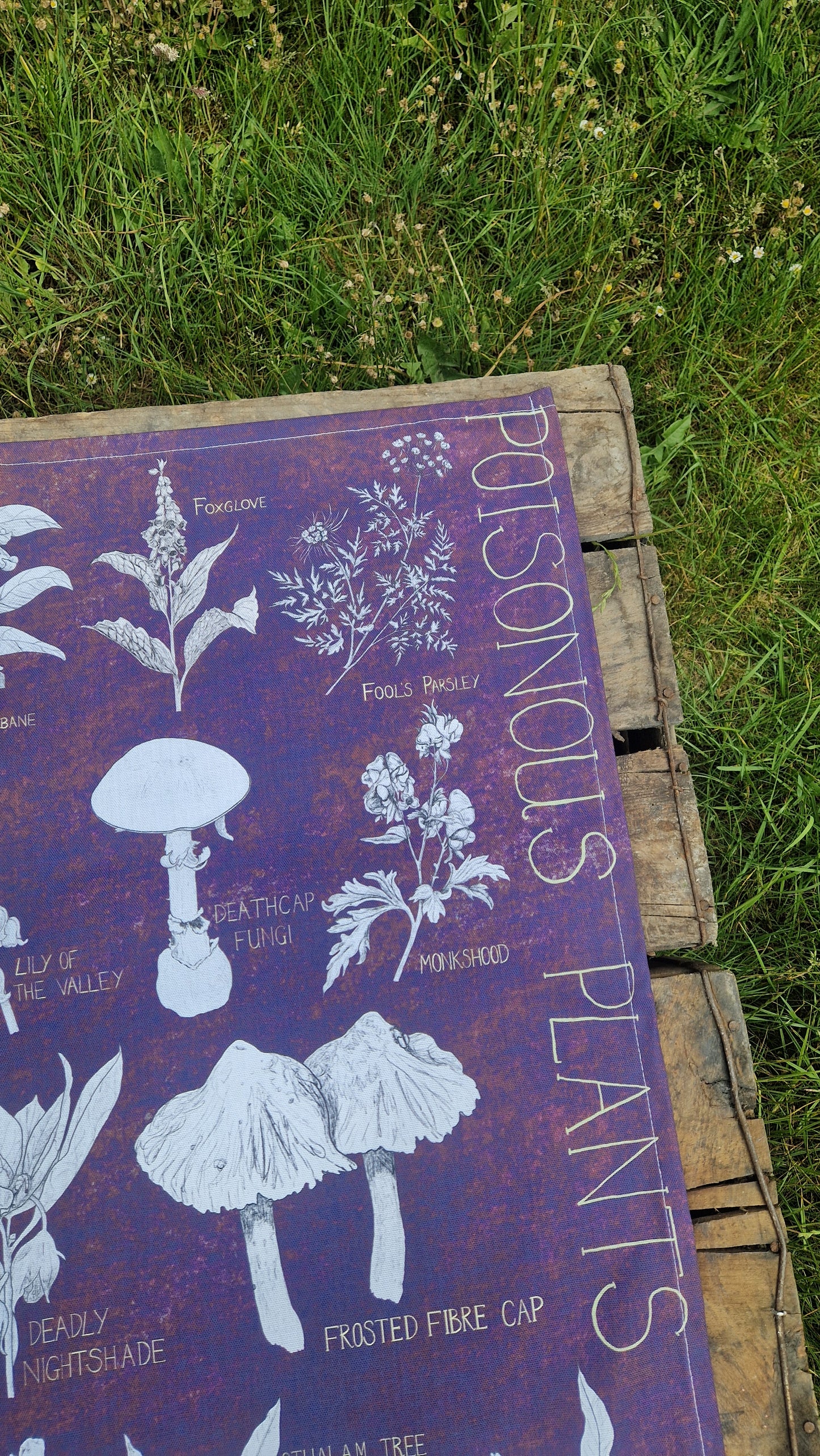 Poison Plants Cotton Tea Towel