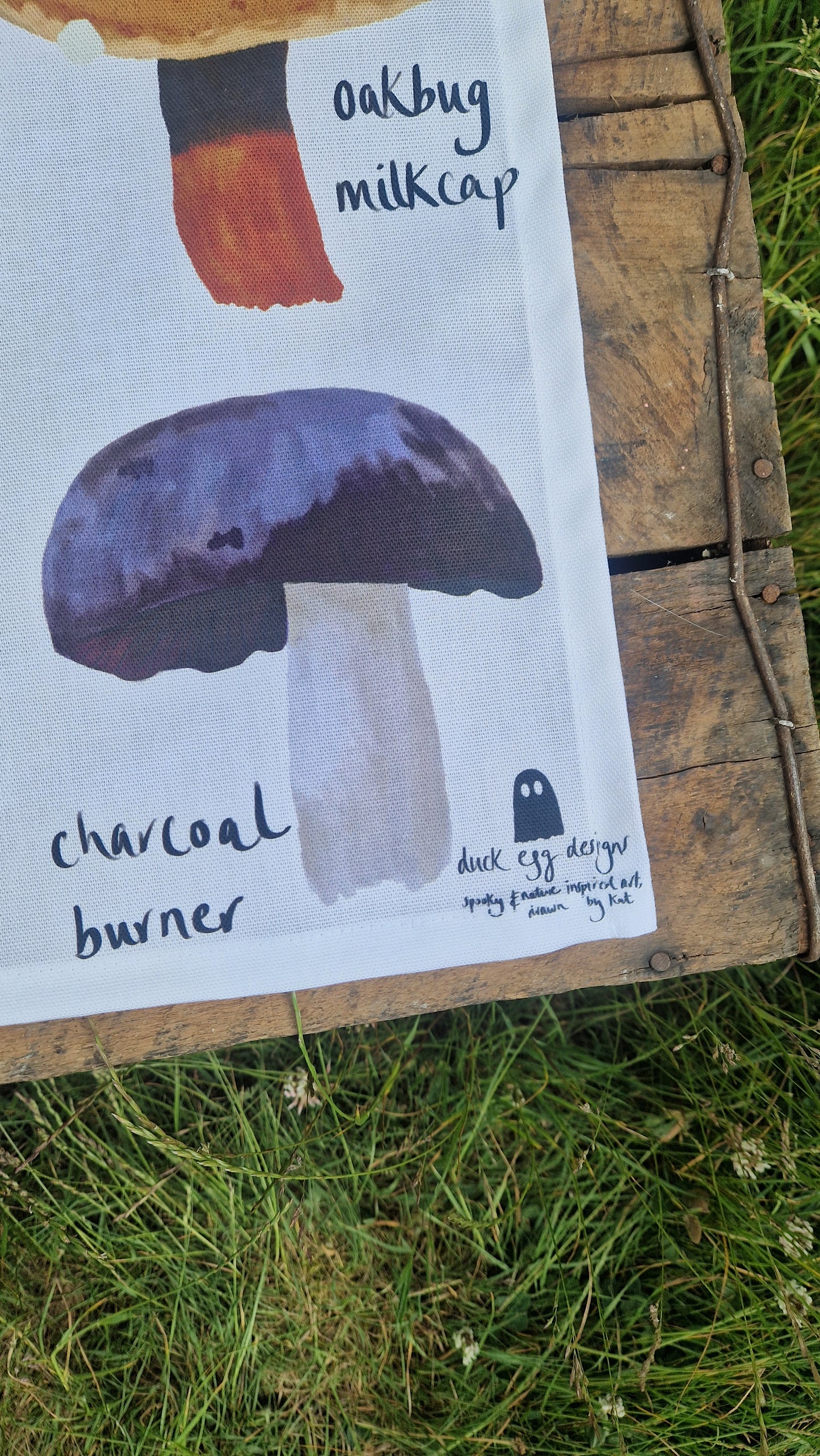 British Fungi Cotton Tea Towel